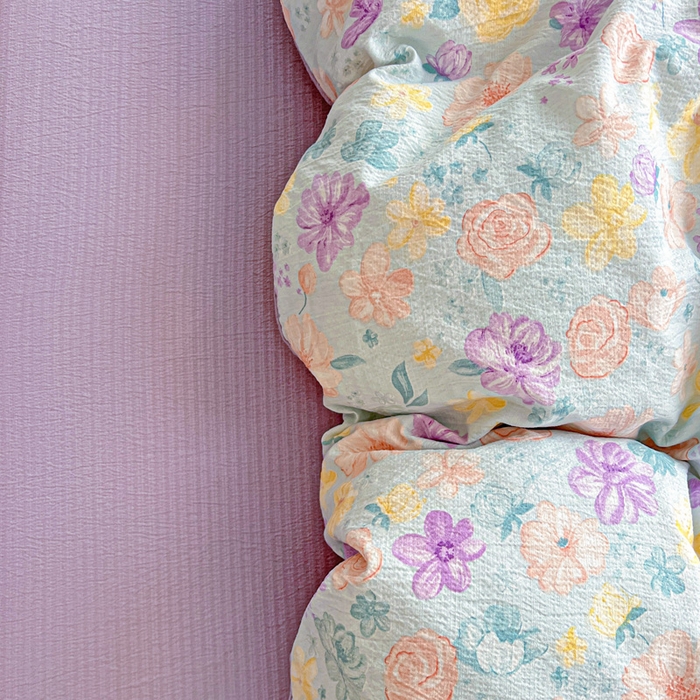 91家纺网 家纺一手货源 找家纺 仟网汇 2025新款古法水洗棉小布袋四件套 艾薇