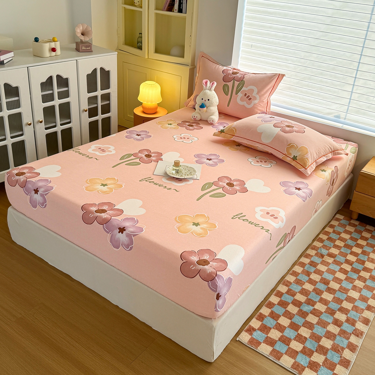 91家纺网 家纺一手货源 找家纺 （总）壹贝家纺 2025新款全棉磨毛床笠系列