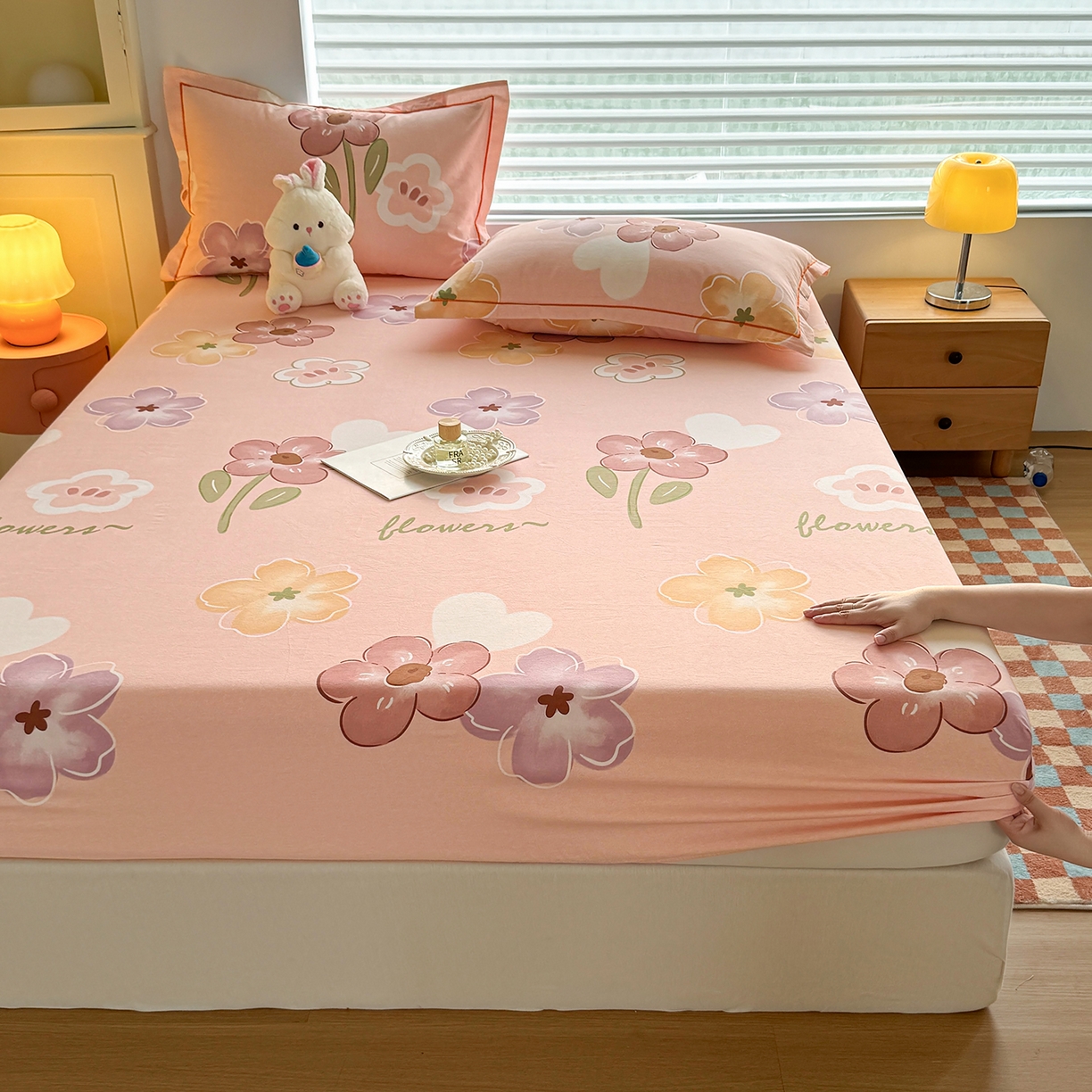 91家纺网 家纺一手货源 找家纺 （总）壹贝家纺 2025新款全棉磨毛床笠系列