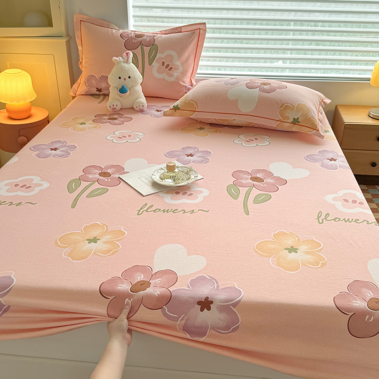 91家纺网 家纺一手货源 找家纺 （总）壹贝家纺 2025新款全棉磨毛床笠系列