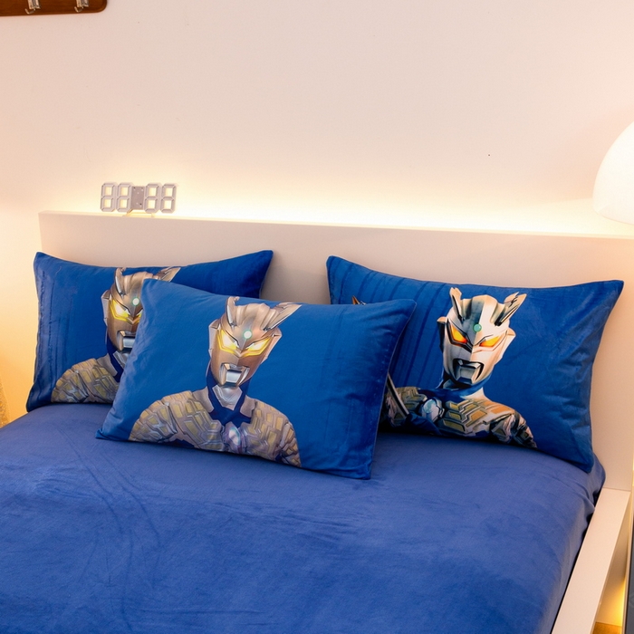 91家纺网 家纺一手货源 找家纺 （总）一电 2025新款外贸跨境电商儿童卡通枕套亲肤牛奶绒学生枕头套子1