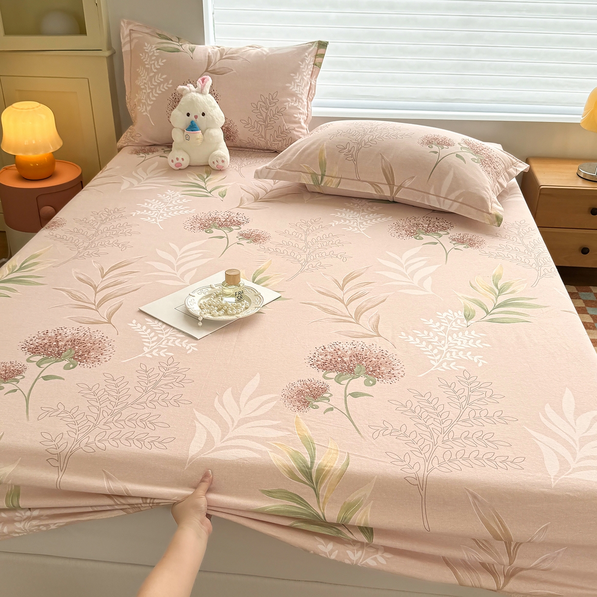 91家纺网 家纺一手货源 找家纺 （总）壹贝家纺 2025新款全棉磨毛床笠系列