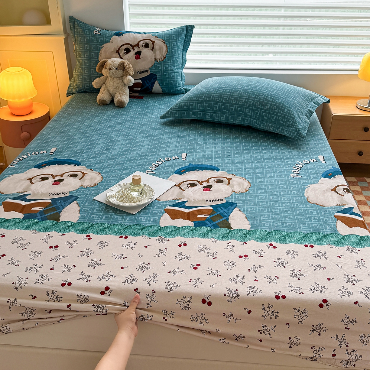 91家纺网 家纺一手货源 找家纺 （总）壹贝家纺 2025新款全棉磨毛床笠系列