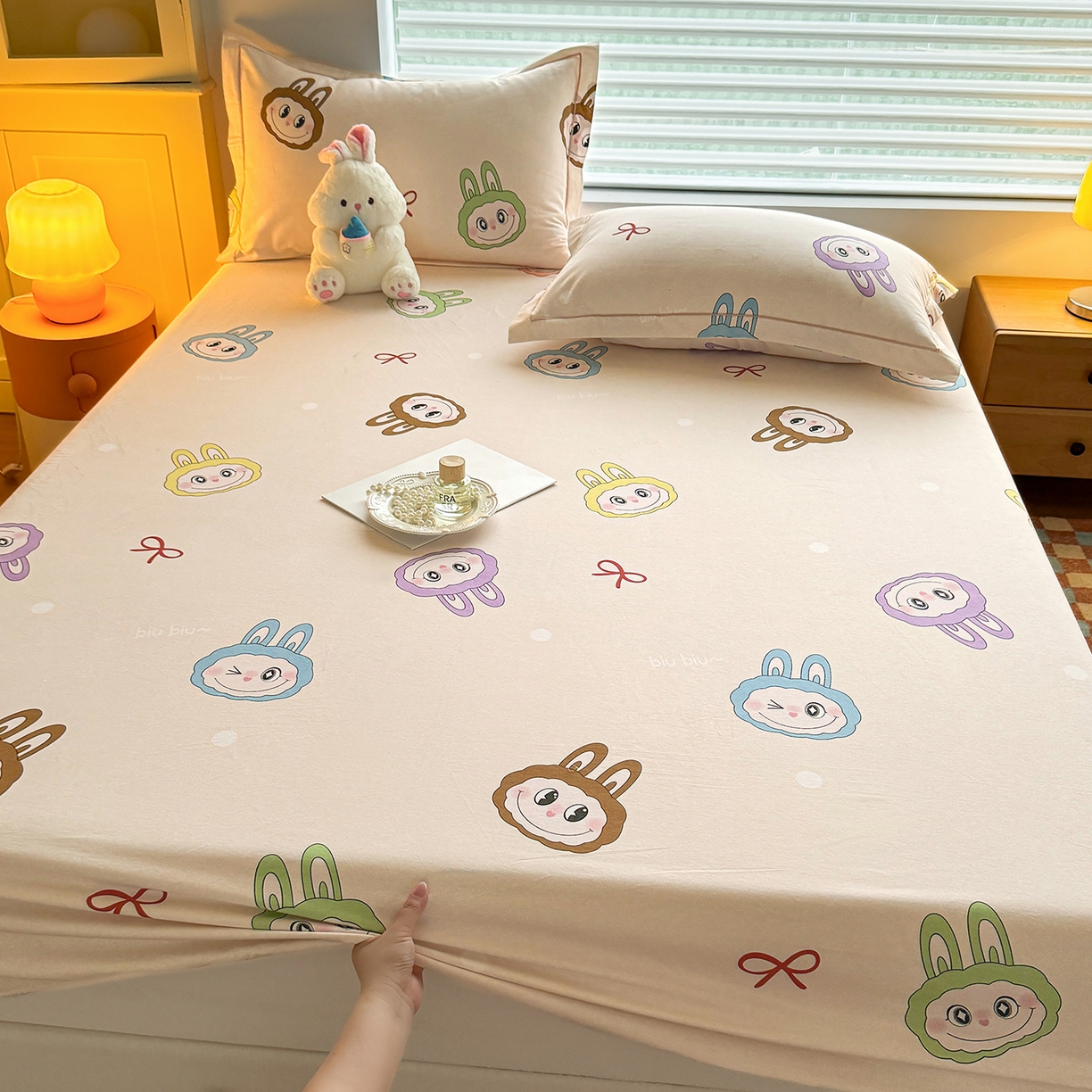 91家纺网 家纺一手货源 找家纺 （总）壹贝家纺 2025新款全棉磨毛床笠系列