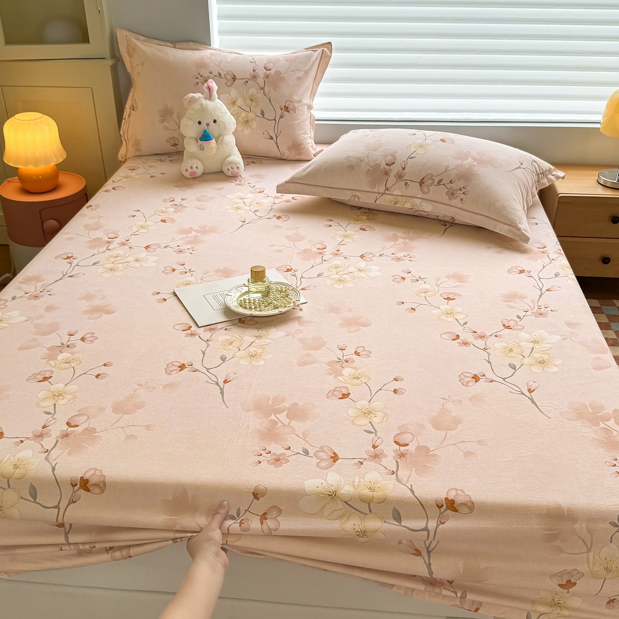 91家纺网 家纺一手货源 找家纺 （总）壹贝家纺 2025新款全棉磨毛床笠系列