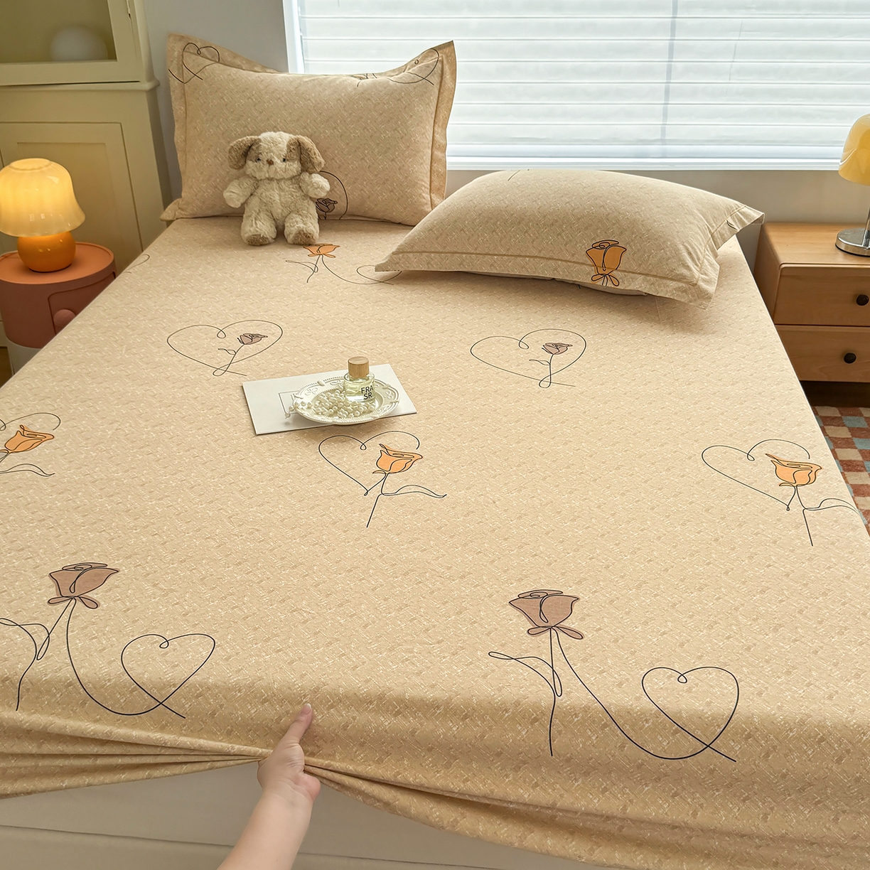 91家纺网 家纺一手货源 找家纺 （总）壹贝家纺 2025新款全棉磨毛床笠系列