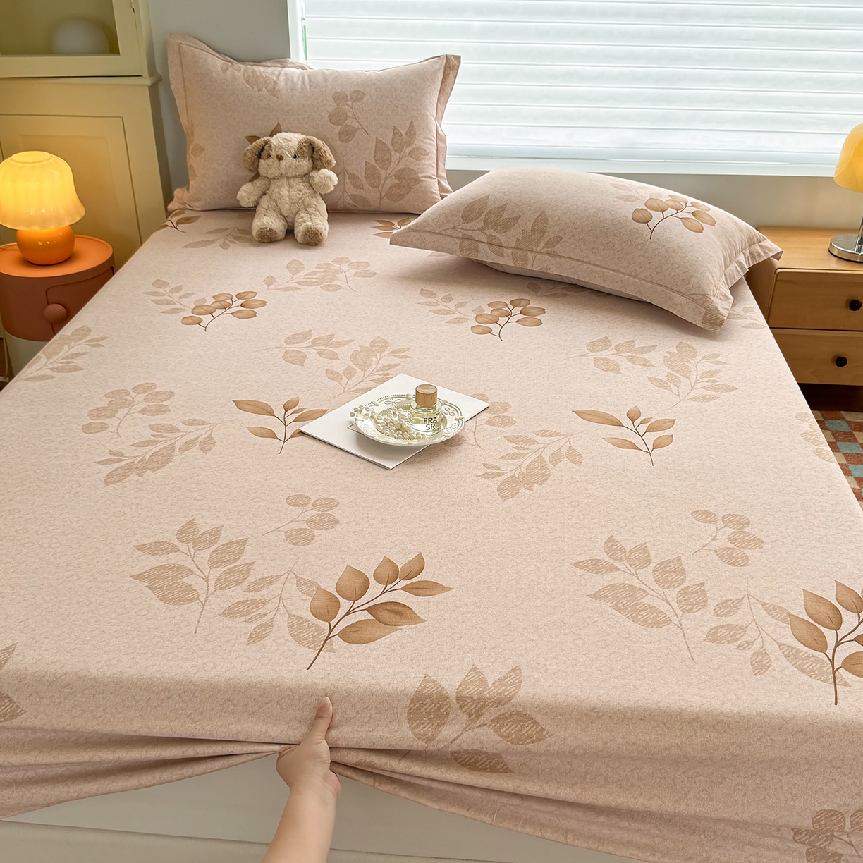 91家纺网 家纺一手货源 找家纺 （总）壹贝家纺 2025新款全棉磨毛床笠系列