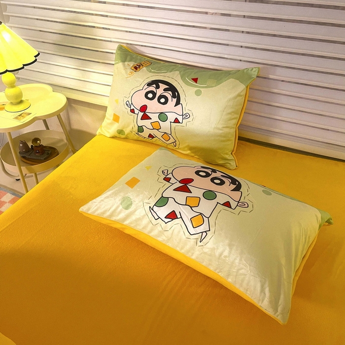 91家纺网 家纺一手货源 找家纺 （总）一电 2025新款外贸跨境电商儿童卡通枕套亲肤牛奶绒学生枕头套子2