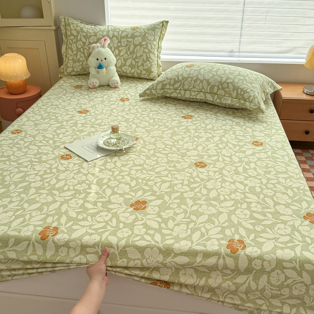 91家纺网 家纺一手货源 找家纺 （总）壹贝家纺 2025新款全棉磨毛床笠系列