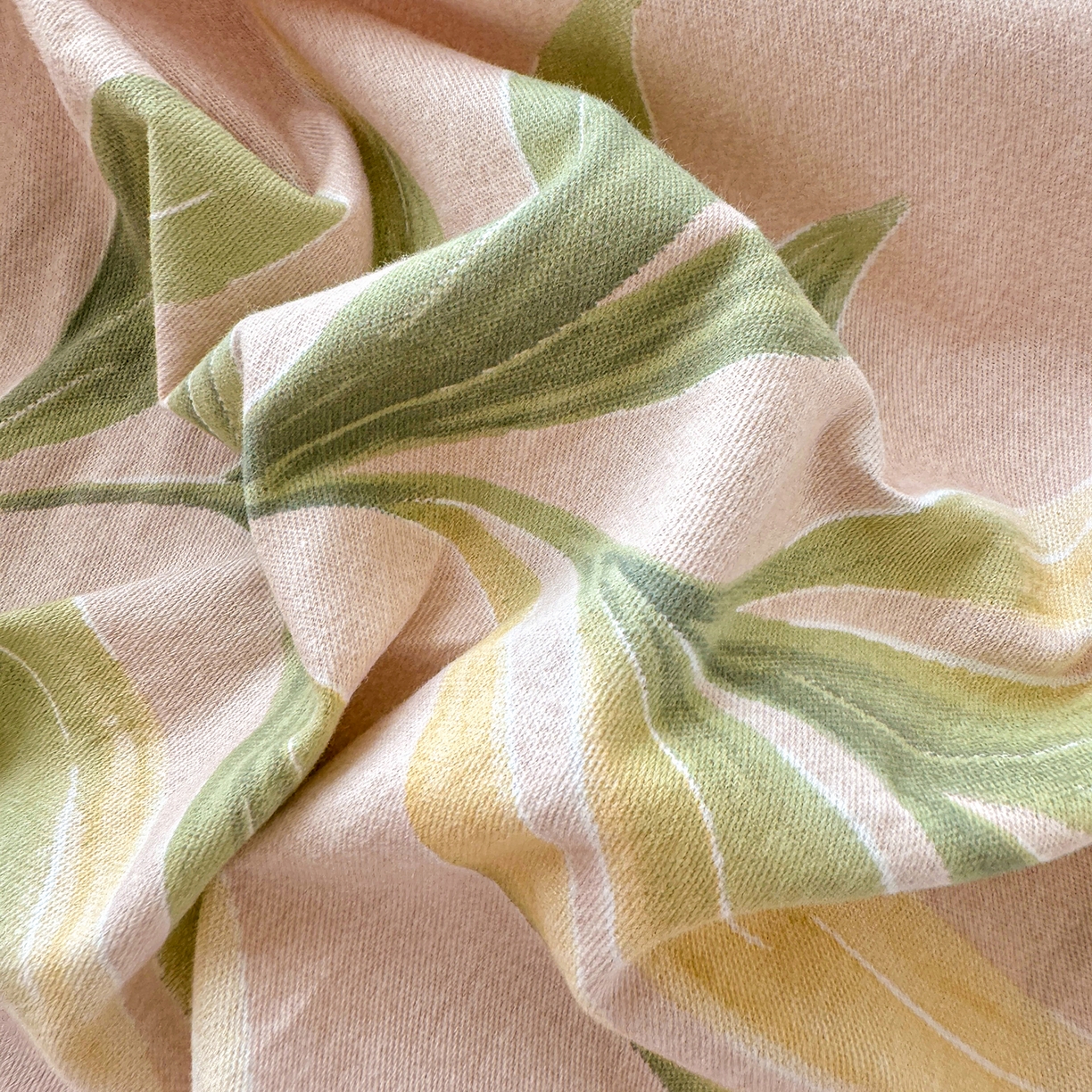 91家纺网 家纺一手货源 找家纺 壹贝家纺 2025新款全棉磨毛床笠系列 和风雅颂-桔