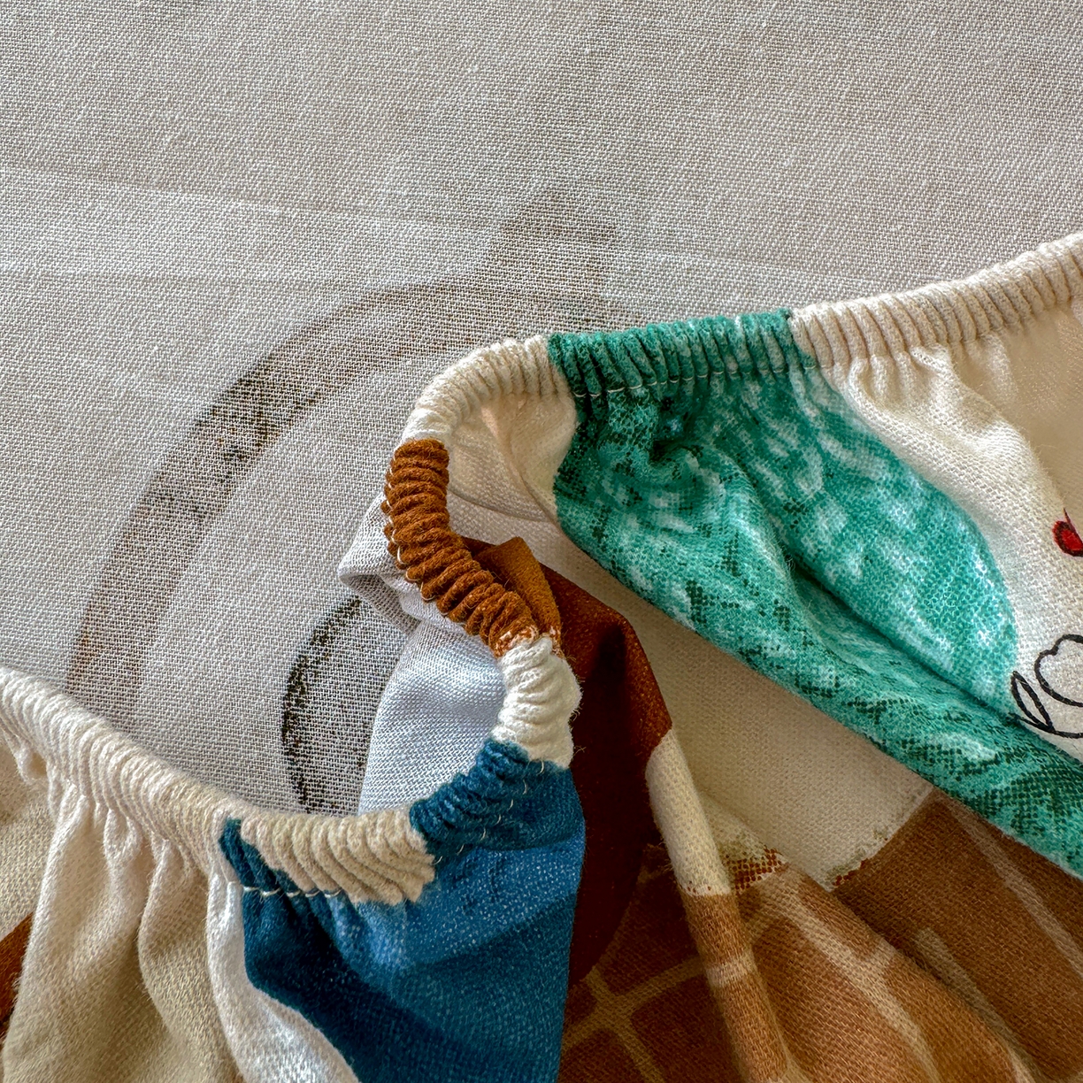 91家纺网 家纺一手货源 找家纺 壹贝家纺 2025新款全棉磨毛床笠系列 凯宝-咖