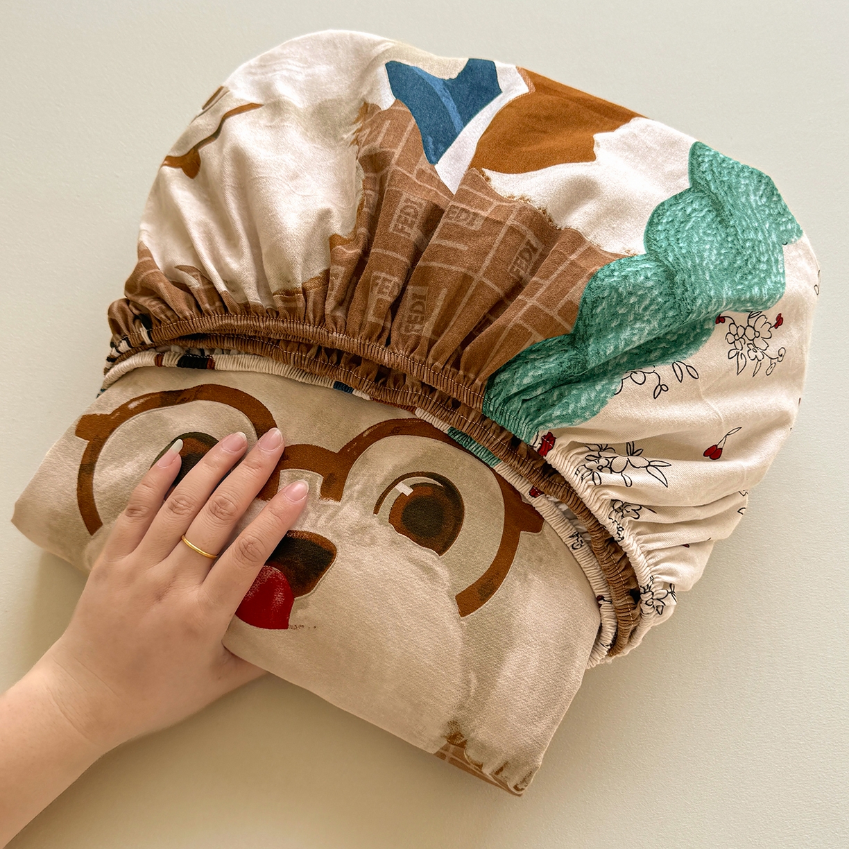 91家纺网 家纺一手货源 找家纺 壹贝家纺 2025新款全棉磨毛床笠系列 凯宝-咖