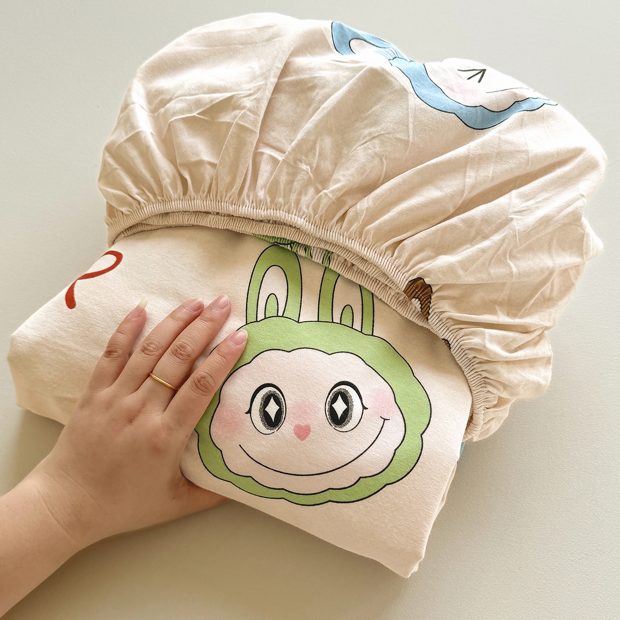 91家纺网 家纺一手货源 找家纺 壹贝家纺 2025新款全棉磨毛床笠系列 拉多-米