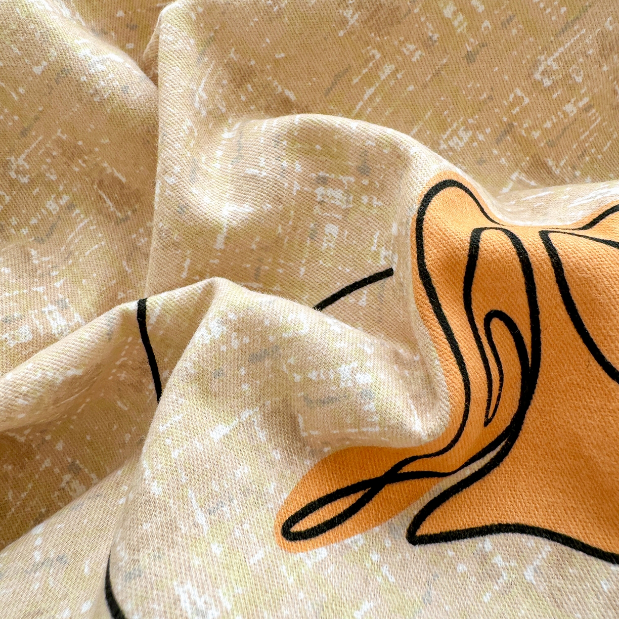 91家纺网 家纺一手货源 找家纺 壹贝家纺 2025新款全棉磨毛床笠系列 小香玉-咖