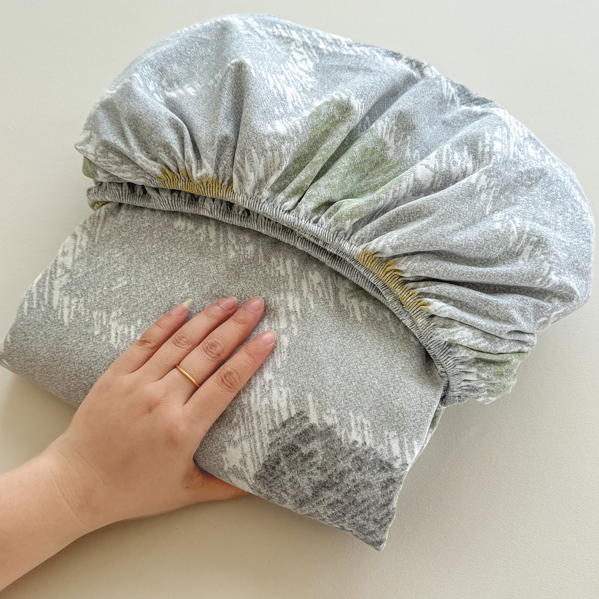 91家纺网 家纺一手货源 找家纺 壹贝家纺 2025新款全棉磨毛床笠系列 月光宝盒