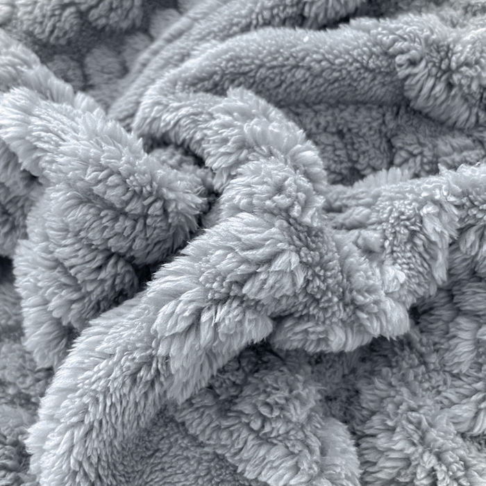 91家纺网 家纺一手货源 找家纺 莱家富 2026新款塔芙绒舒棉绒雕花绒单床笠 床笠单件-花朵系列（可提供压缩） 花朵-湖蓝