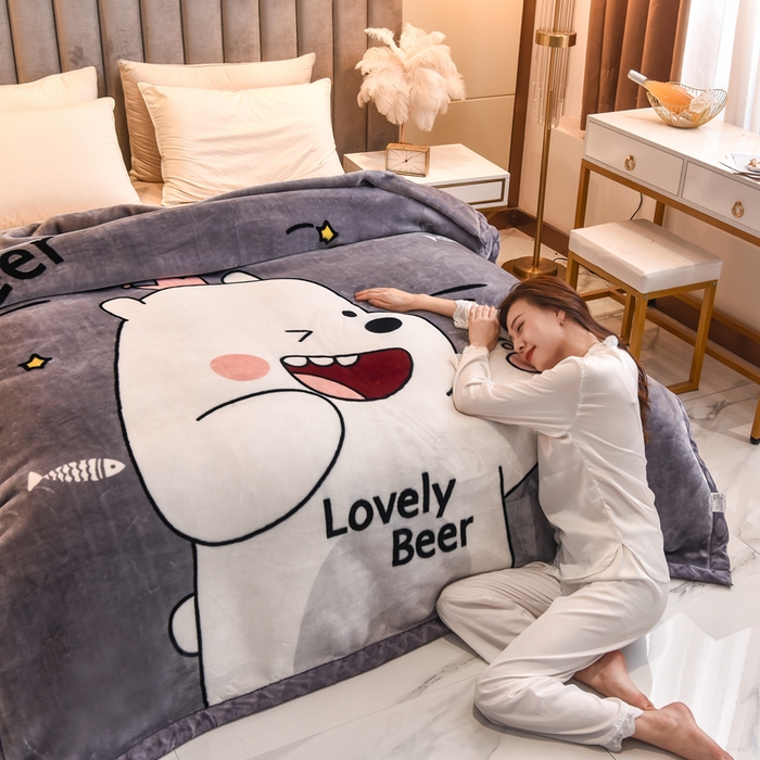 91家纺网 家纺一手货源 找家纺 （总）新月家纺（锦威郎） 2025新款加厚保暖超柔毛毯时尚系列