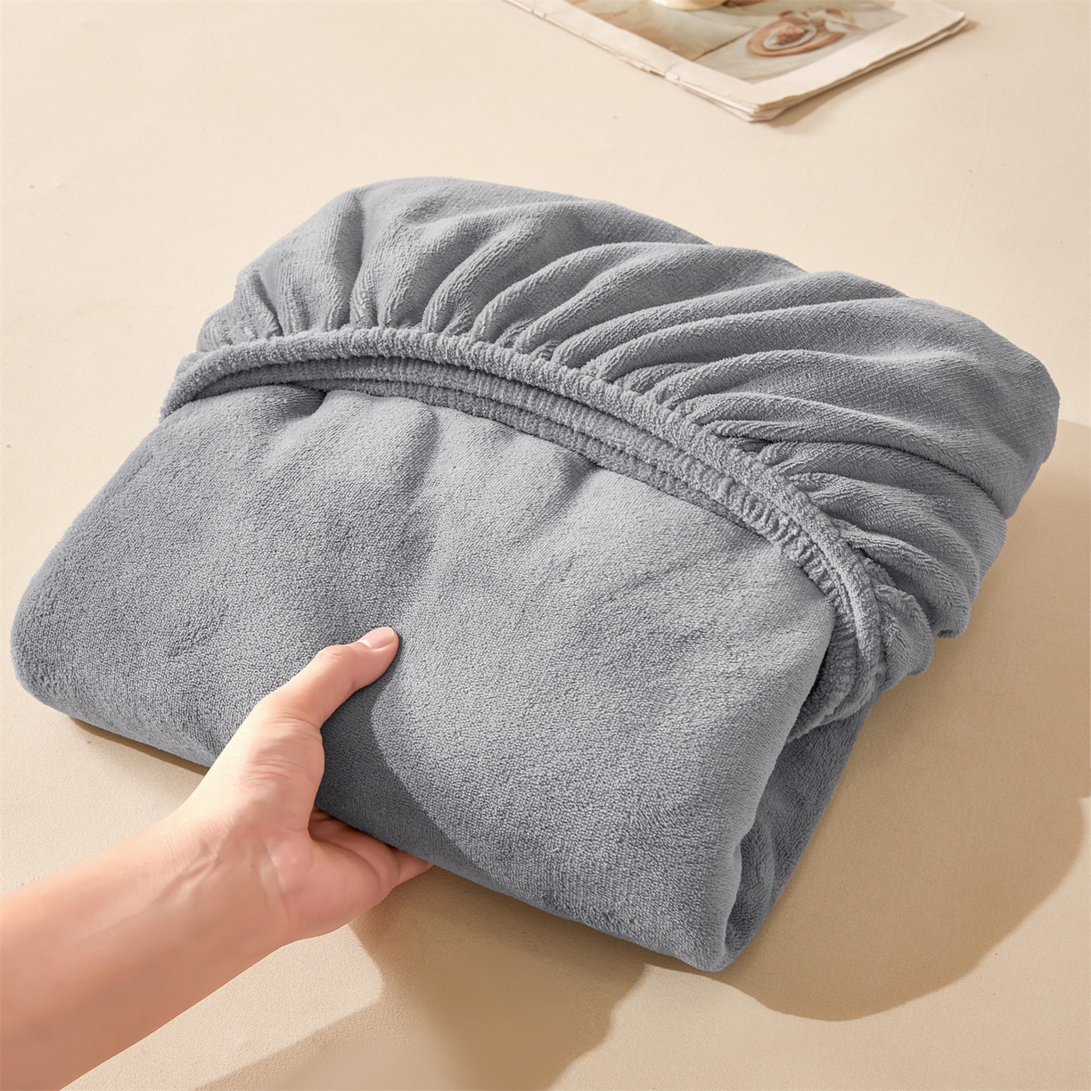 91家纺网 家纺一手货源 找家纺 （总）女子家纺 2025新款牛奶绒纯色床笠