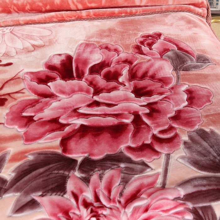 91家纺网 家纺一手货源 找家纺 新月家纺（锦威郎） 2025新款加厚超柔月光毯 1124铁锈红