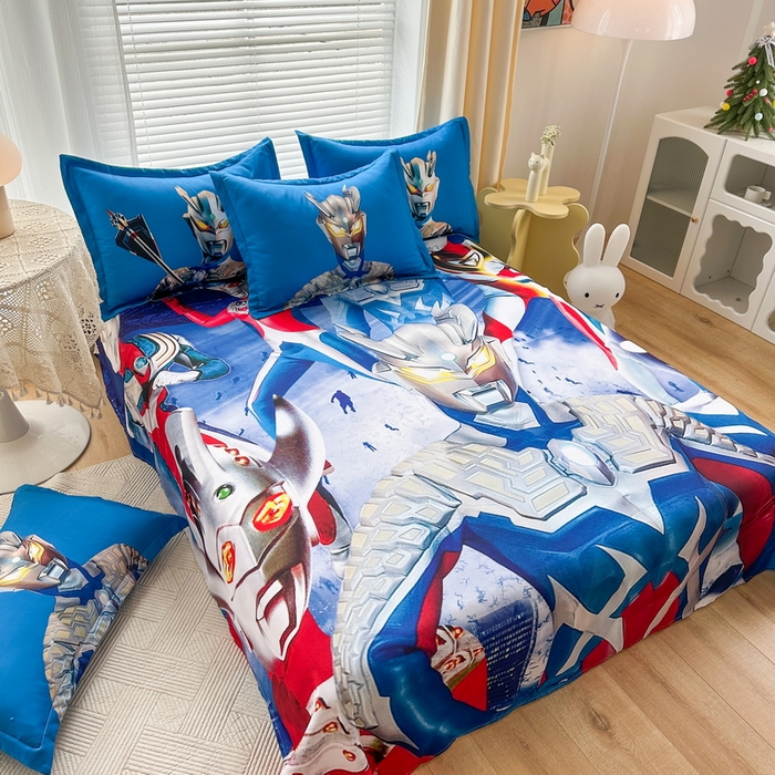 91家纺网 家纺一手货源 找家纺 （总）一电 2025新款卡通床单单件被单学生宿舍被罩三件套单人儿童上下床床单-第一批