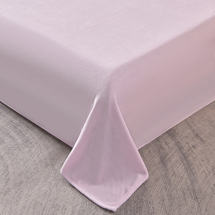 91家纺网 家纺一手货源 找家纺 （总）绒城  2025新款 320克深雕兔毛四件套牛奶绒四件套 - 初雪系列