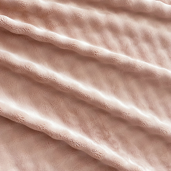 91家纺网 家纺一手货源 找家纺 新月家纺（锦威郎） 2025新款加厚皮草兔毛绒牛奶绒系列四件套9.2斤 托斯塞纳+蜜桃粉