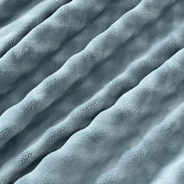 91家纺网 家纺一手货源 找家纺 新月家纺（锦威郎） 2025新款加厚皮草兔毛绒牛奶绒系列四件套9.2斤 托斯塞纳+绅士蓝