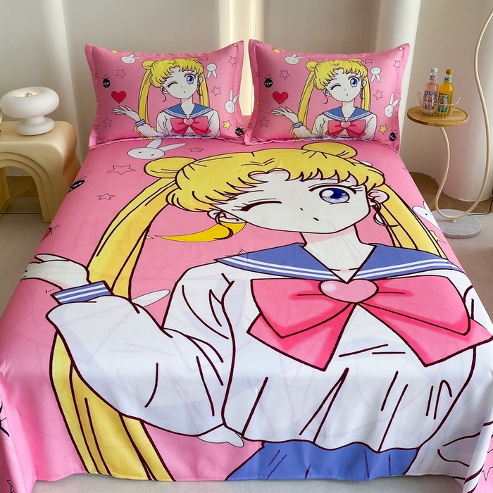 91家纺网 家纺一手货源 找家纺 （总）一电 2025新款卡通床单单件被单学生宿舍被罩三件套单人儿童上下床床单-第二批