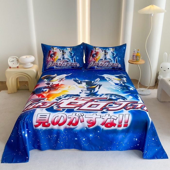 91家纺网 家纺一手货源 找家纺 （总）一电 2025新款卡通床单单件被单学生宿舍被罩三件套单人儿童上下床床单-第二批