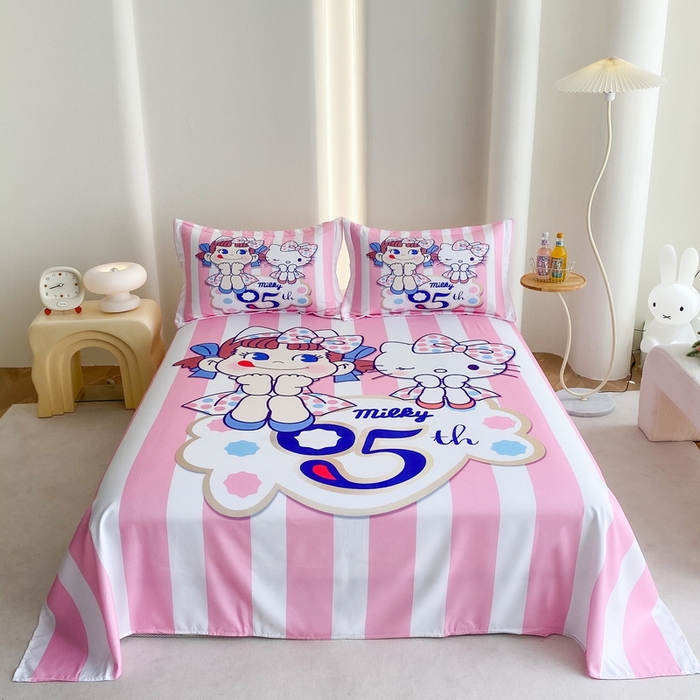 一电 2025新款卡通床单单件被单学生宿舍被罩三件套单人儿童上下床床单-第二批 公主伙伴