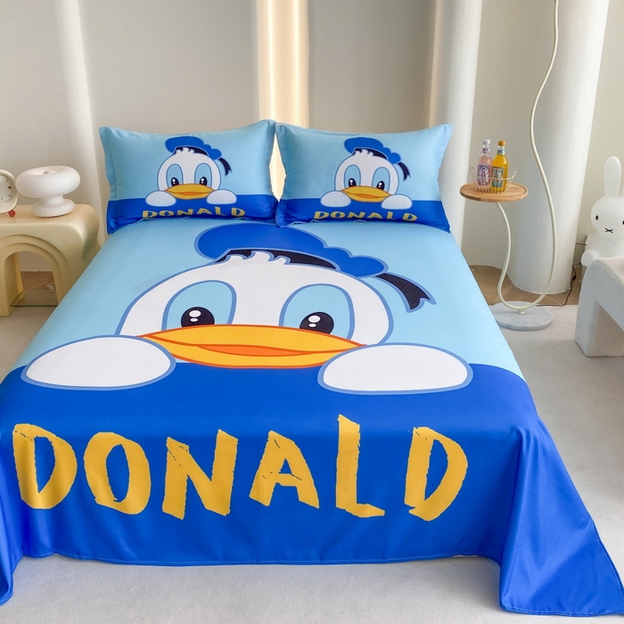 91家纺网 家纺一手货源 找家纺 一电 2025新款卡通床单单件被单学生宿舍被罩三件套单人儿童上下床床单-第二批 起立