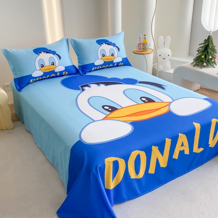 91家纺网 家纺一手货源 找家纺 一电 2025新款卡通床单单件被单学生宿舍被罩三件套单人儿童上下床床单-第二批 起立