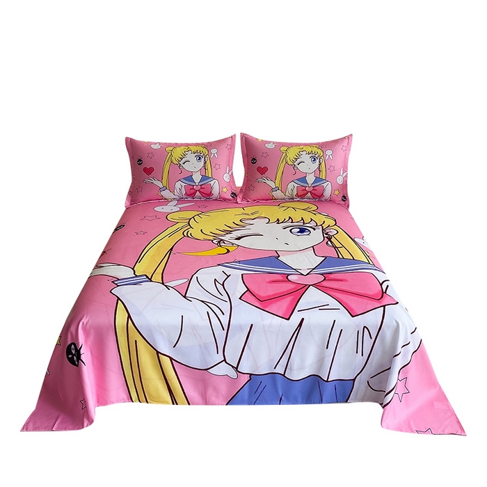 91家纺网 家纺一手货源 找家纺 （总）一电 2025新款卡通床单单件被单学生宿舍被罩三件套单人儿童上下床床单-第二批