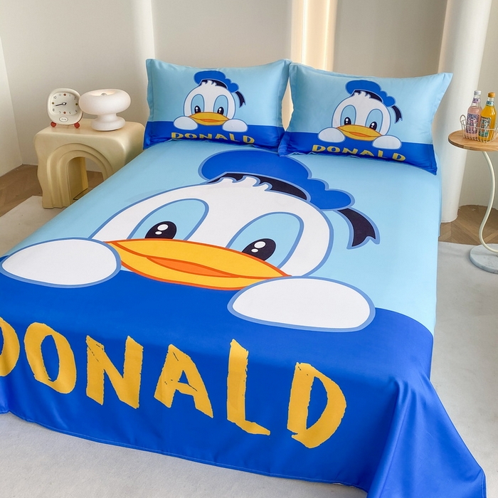 91家纺网 家纺一手货源 找家纺 一电 2025新款卡通床单单件被单学生宿舍被罩三件套单人儿童上下床床单-第二批 起立