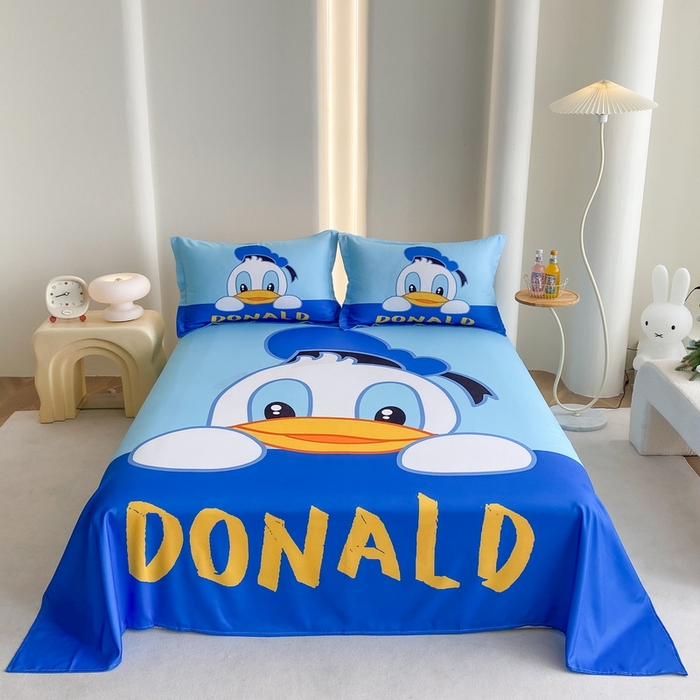 91家纺网 家纺一手货源 找家纺 一电 2025新款卡通床单单件被单学生宿舍被罩三件套单人儿童上下床床单-第二批 起立