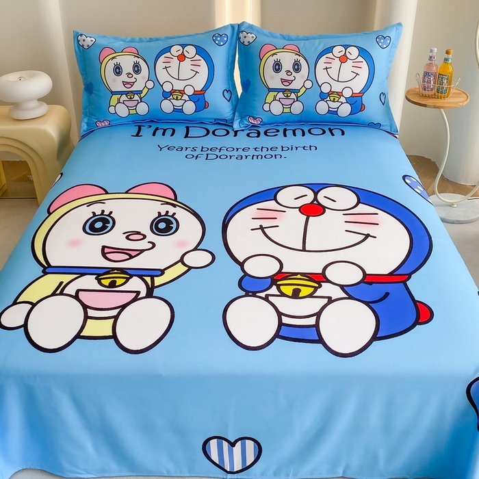 91家纺网 家纺一手货源 找家纺 一电 2025新款卡通床单单件被单学生宿舍被罩三件套单人儿童上下床床单-第二批 讲故事