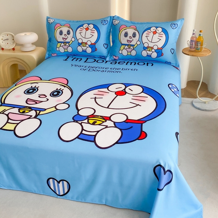 91家纺网 家纺一手货源 找家纺 一电 2025新款卡通床单单件被单学生宿舍被罩三件套单人儿童上下床床单-第二批 讲故事