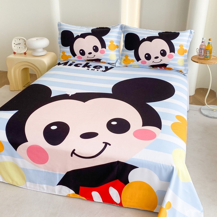 91家纺网 家纺一手货源 找家纺 一电 2025新款卡通床单单件被单学生宿舍被罩三件套单人儿童上下床床单-第二批 小哥哥