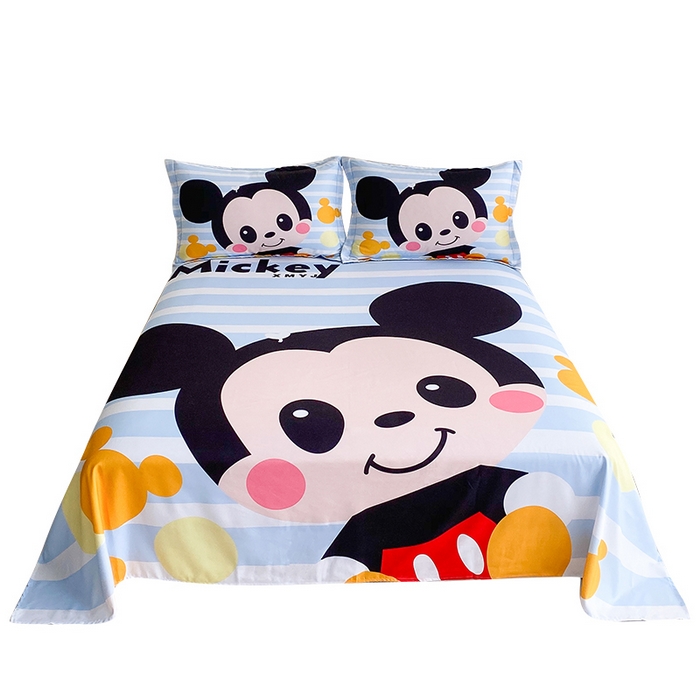 91家纺网 家纺一手货源 找家纺 一电 2025新款卡通床单单件被单学生宿舍被罩三件套单人儿童上下床床单-第二批 小哥哥