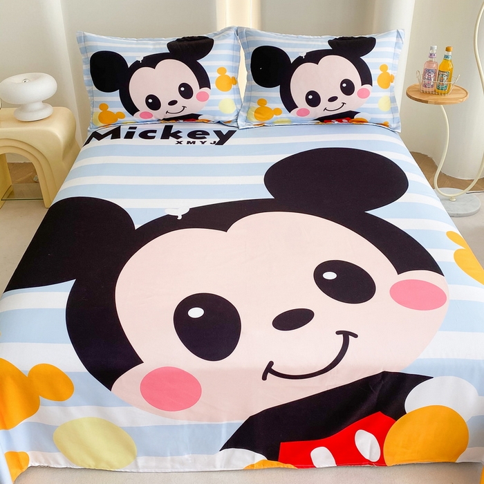 91家纺网 家纺一手货源 找家纺 一电 2025新款卡通床单单件被单学生宿舍被罩三件套单人儿童上下床床单-第二批 小哥哥