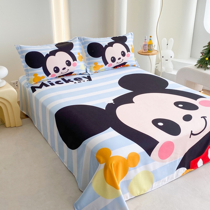 91家纺网 家纺一手货源 找家纺 一电 2025新款卡通床单单件被单学生宿舍被罩三件套单人儿童上下床床单-第二批 小哥哥