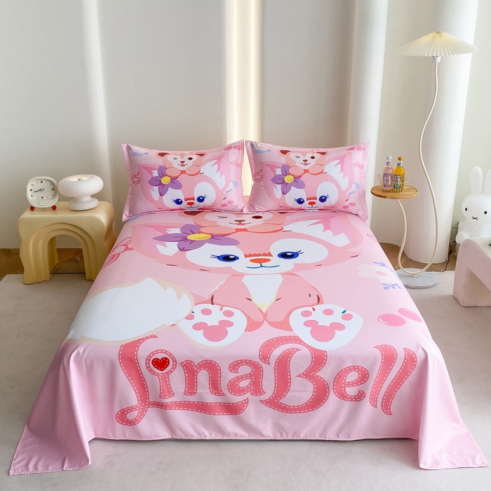 一电 2025新款卡通床单单件被单学生宿舍被罩三件套单人儿童上下床床单-第二批 贝贝熊