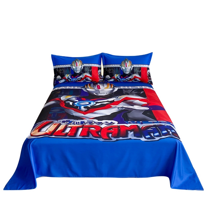 91家纺网 家纺一手货源 找家纺 一电 2025新款卡通床单单件被单学生宿舍被罩三件套单人儿童上下床床单-第二批 欧布