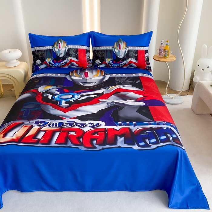 91家纺网 家纺一手货源 找家纺 一电 2025新款卡通床单单件被单学生宿舍被罩三件套单人儿童上下床床单-第二批 欧布