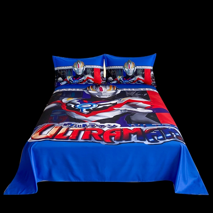 91家纺网 家纺一手货源 找家纺 一电 2025新款卡通床单单件被单学生宿舍被罩三件套单人儿童上下床床单-第二批 欧布