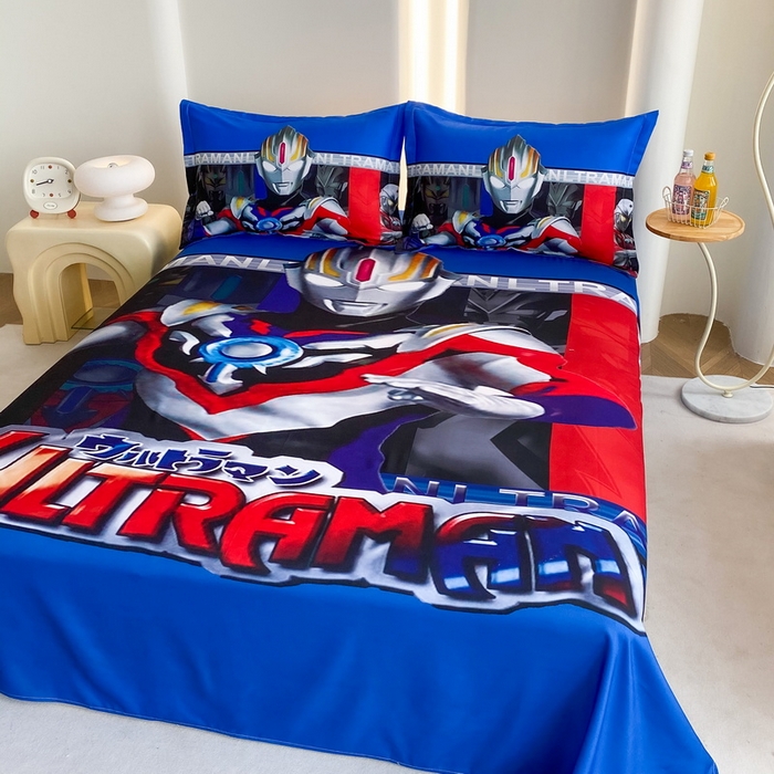 91家纺网 家纺一手货源 找家纺 一电 2025新款卡通床单单件被单学生宿舍被罩三件套单人儿童上下床床单-第二批 欧布