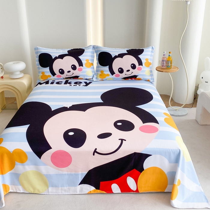 91家纺网 家纺一手货源 找家纺 一电 2025新款卡通床单单件被单学生宿舍被罩三件套单人儿童上下床床单-第二批 小哥哥