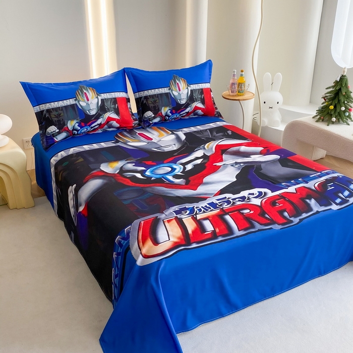 91家纺网 家纺一手货源 找家纺 一电 2025新款卡通床单单件被单学生宿舍被罩三件套单人儿童上下床床单-第二批 欧布