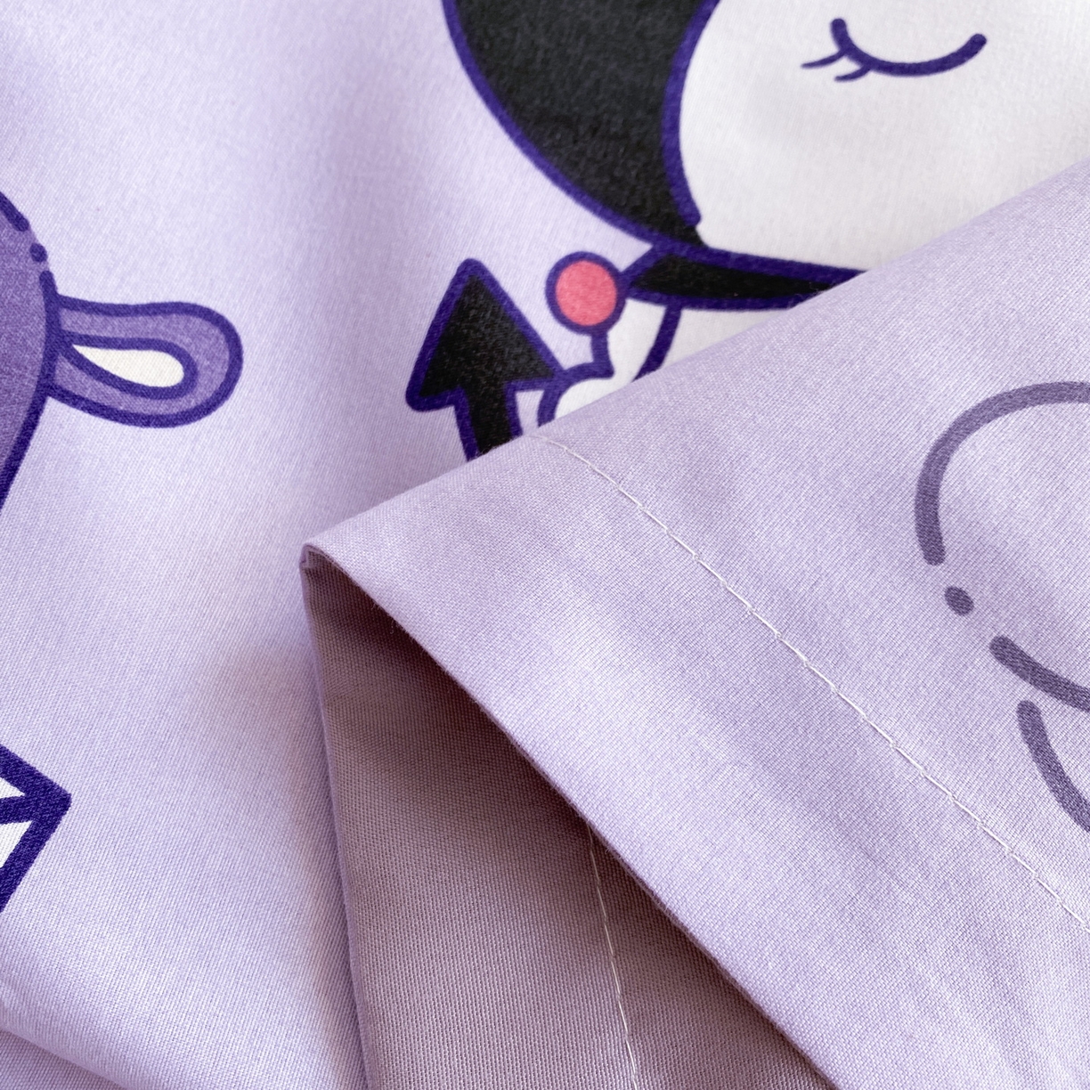 91家纺网 家纺一手货源 找家纺 （总）一电 2025新款卡通A类水洗棉麻单人单层枕头套亲肤双人枕套