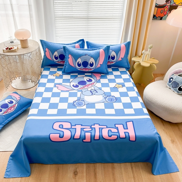 91家纺网 家纺一手货源 找家纺 （总）一电 2025新款卡通床单单件被单学生宿舍被罩三件套单人儿童上下床床单-第三批